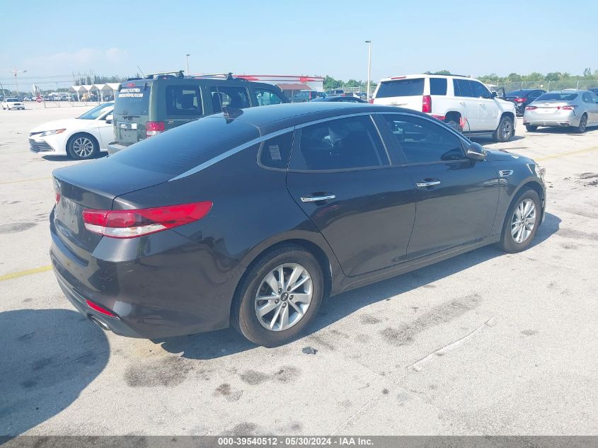 2018 Kia Optima Lx VIN: KNAGT4L30J5234577 Lot: 39540512