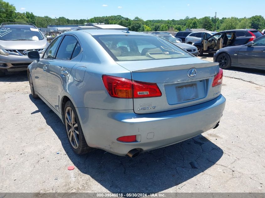 2008 Lexus Is 250 VIN: JTHBK262485065261 Lot: 39540518