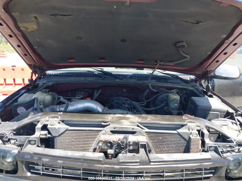 2000 Chevrolet Silverado 1500 Ls VIN: 2GCEK19T8Y1125296 Lot: 39540521