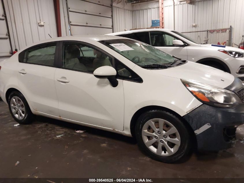 2013 Kia Rio Lx VIN: KNADM4A39D6274545 Lot: 39540525