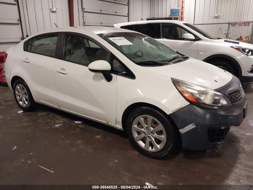 2013 Kia Rio Lx VIN: KNADM4A39D6274545 Lot: 39540525