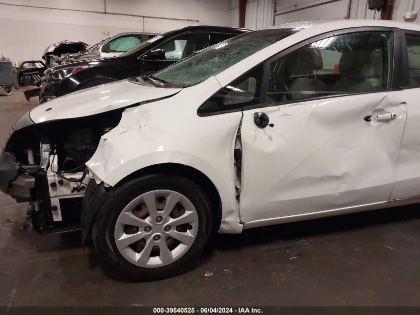 2013 Kia Rio Lx VIN: KNADM4A39D6274545 Lot: 39540525