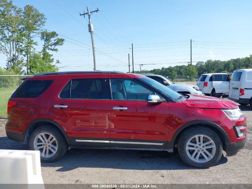 2017 Ford Explorer Xlt VIN: 1FM5K7D84HGA92219 Lot: 39540539