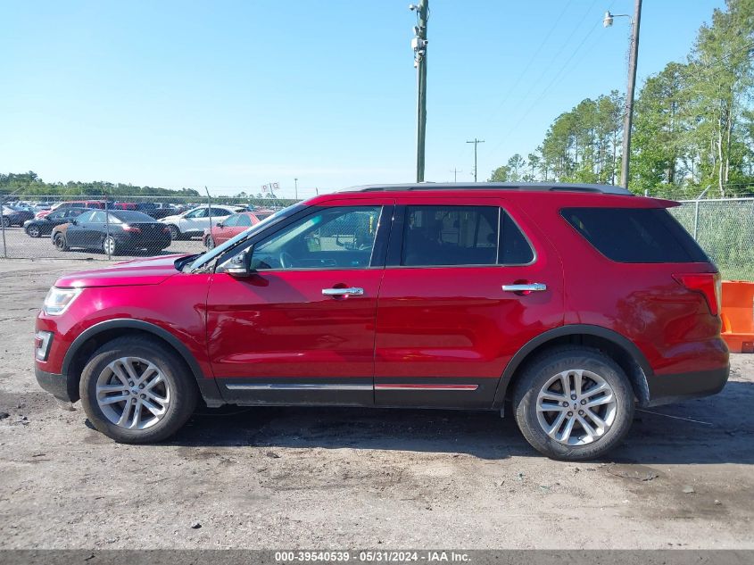 2017 Ford Explorer Xlt VIN: 1FM5K7D84HGA92219 Lot: 39540539