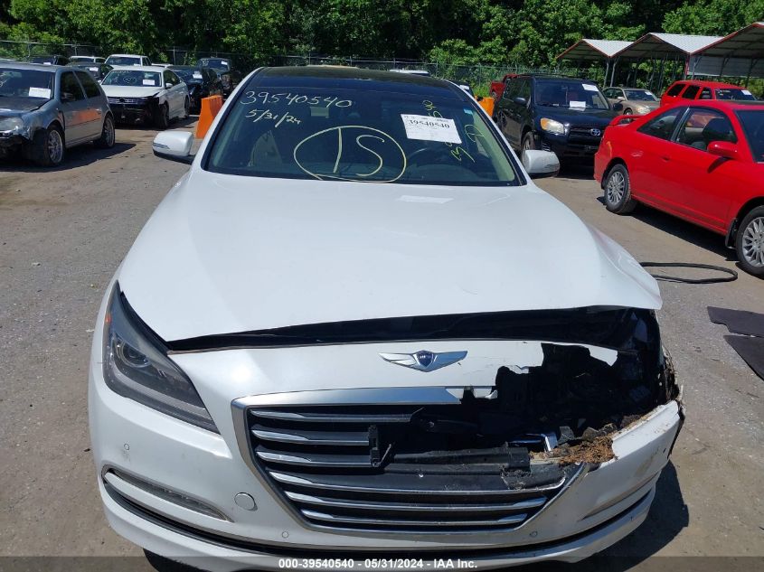 2015 Hyundai Genesis 5.0 VIN: KMHGN4JF0FU052610 Lot: 39540540