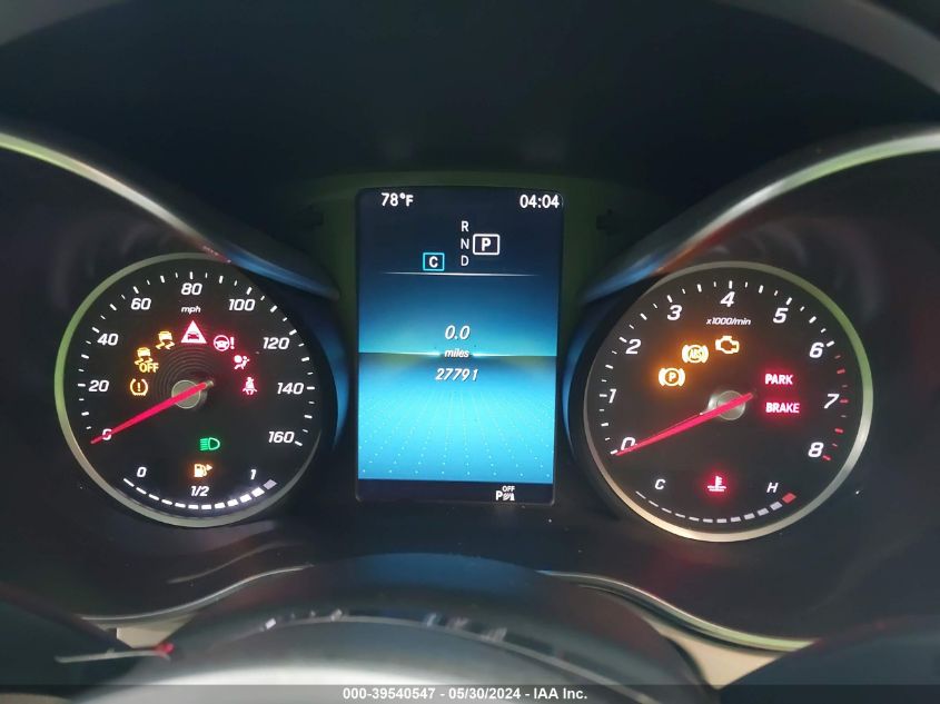 2020 Mercedes-Benz C 300 VIN: WDDWF8DB5LR559844 Lot: 39540547