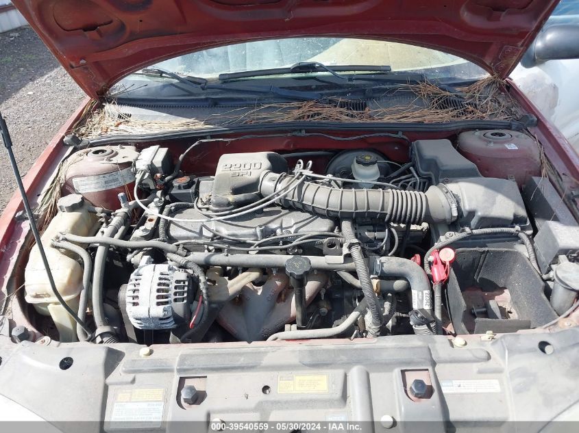 2001 Chevrolet Cavalier VIN: 1G1JC524917189161 Lot: 39540559