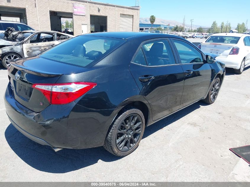 2016 Toyota Corolla S W/Special Edition Pkg VIN: 2T1BURHE1GC568808 Lot: 39540575