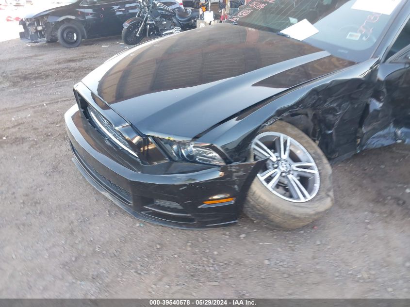 2013 Ford Mustang V6 Premium VIN: 1ZVBP8EM7D5237184 Lot: 39540578