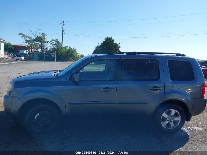 2011 Honda Pilot Ex-L VIN: 5FNYF3H52BB054715 Lot: 39540586