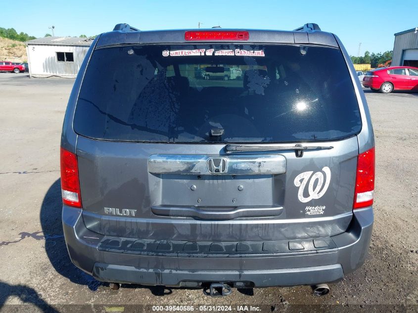 2011 Honda Pilot Ex-L VIN: 5FNYF3H52BB054715 Lot: 39540586