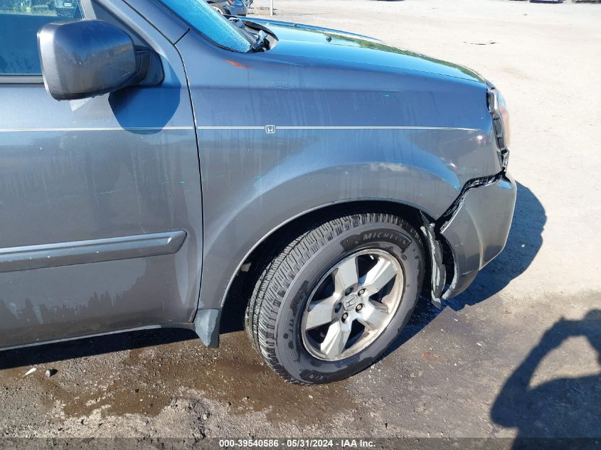 2011 Honda Pilot Ex-L VIN: 5FNYF3H52BB054715 Lot: 39540586