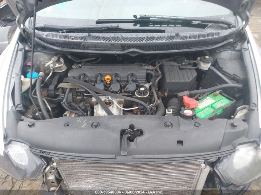 2008 Honda Civic Lx VIN: 2HGFG12628H520061 Lot: 39540596