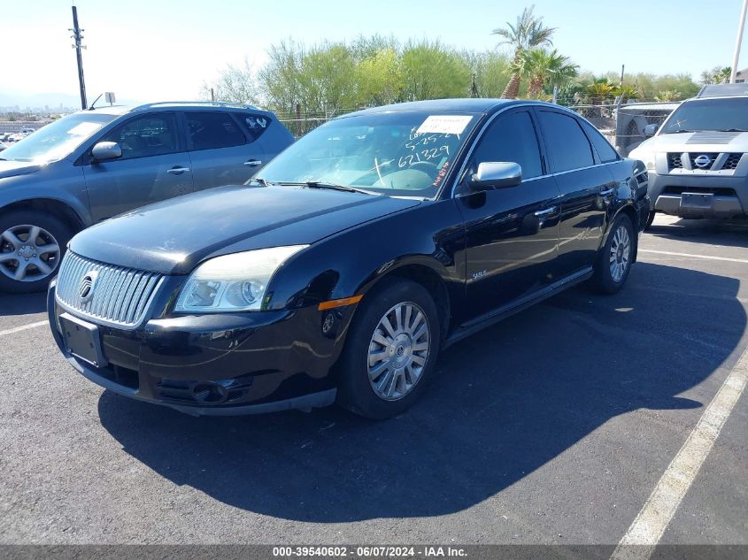 2008 Mercury Sable VIN: 1MEHM40WX8G621329 Lot: 39540602