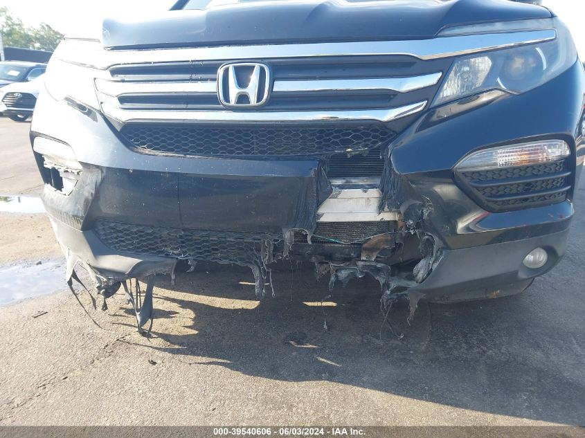 2016 Honda Pilot Ex-L VIN: 5FNYF5H87GB009475 Lot: 39540606