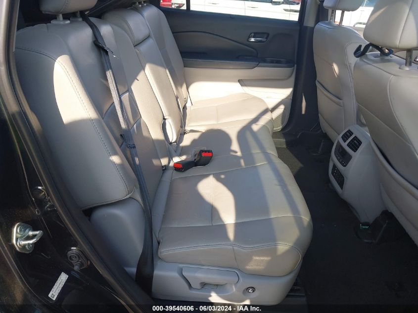 2016 Honda Pilot Ex-L VIN: 5FNYF5H87GB009475 Lot: 39540606