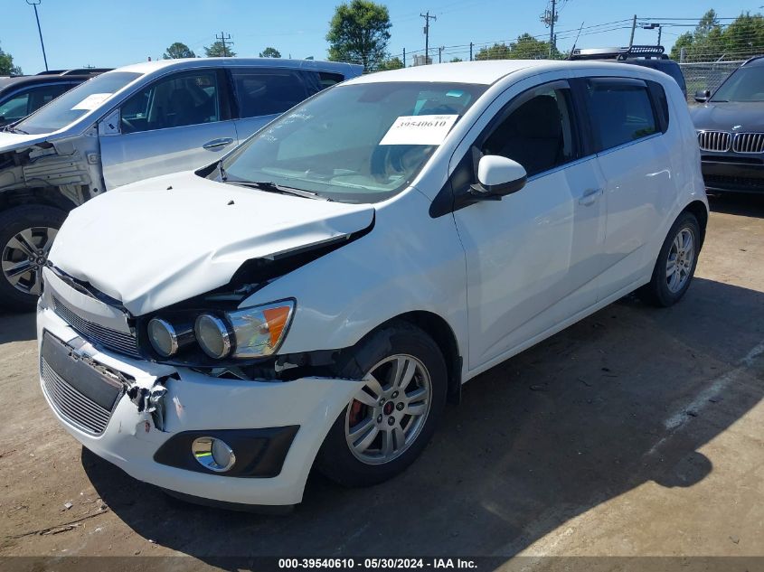 2013 Chevrolet Sonic Lt Auto VIN: 1G1JC6SH3D4256819 Lot: 39540610