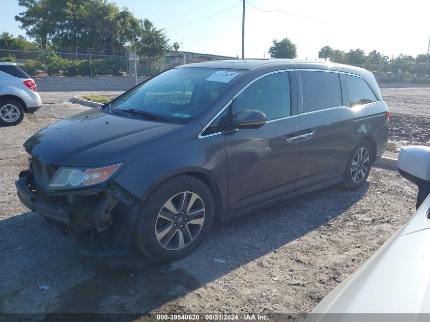 2014 Honda Odyssey Touring/Touring Elite VIN: 5FNRL5H95EB004925 Lot: 39540620