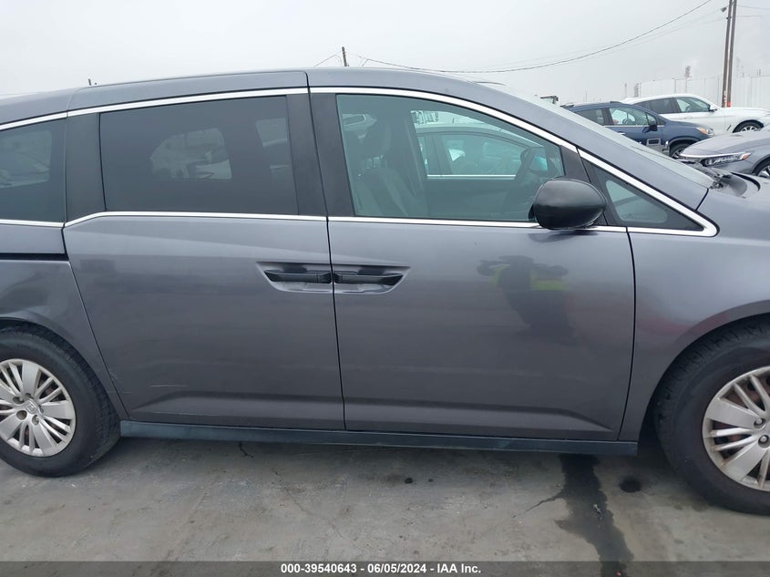 2015 Honda Odyssey Lx VIN: 5FNRL5H24FB119178 Lot: 39540643