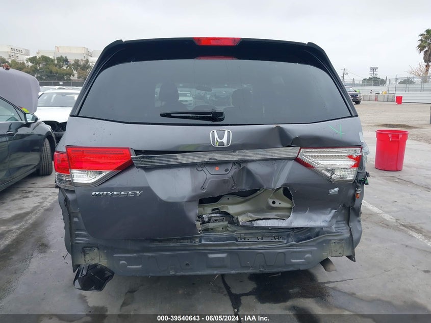 2015 Honda Odyssey Lx VIN: 5FNRL5H24FB119178 Lot: 39540643