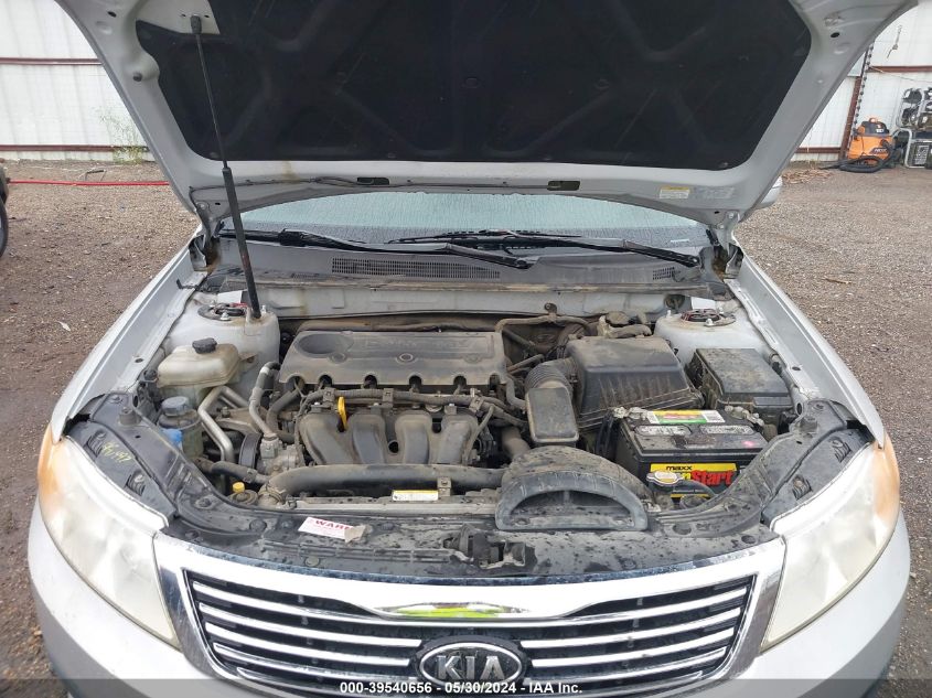 2009 Kia Optima Lx VIN: KNAGE228795322663 Lot: 39540656