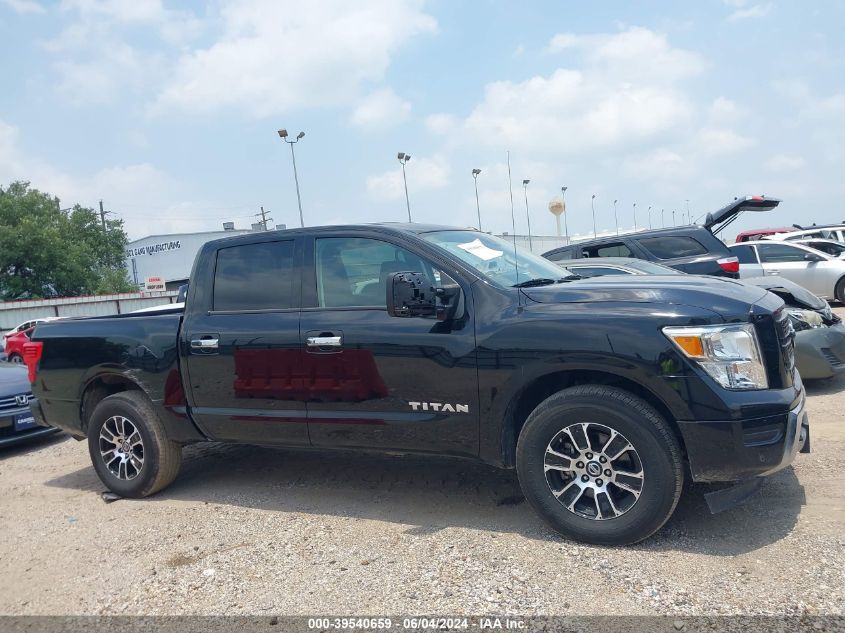 2021 Nissan Titan Sv 4X4 VIN: 1N6AA1ED2MN519592 Lot: 39540659