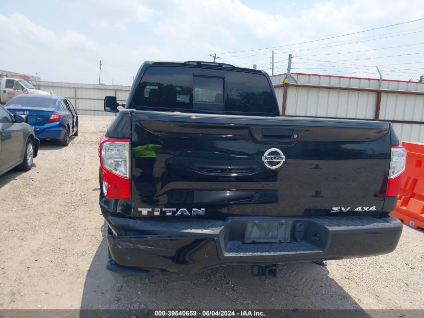 2021 Nissan Titan Sv 4X4 VIN: 1N6AA1ED2MN519592 Lot: 39540659