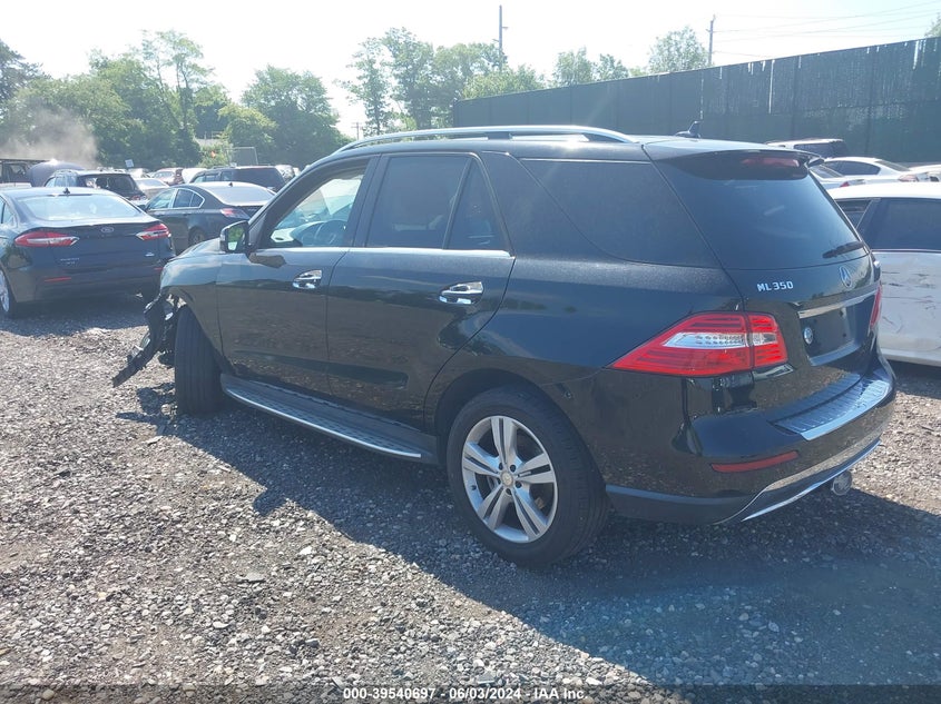 2013 Mercedes-Benz Ml 350 4Matic VIN: 4JGDA5HB6DA156637 Lot: 39540697