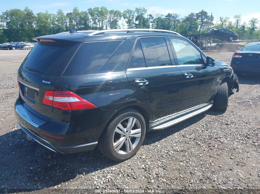 2013 Mercedes-Benz Ml 350 4Matic VIN: 4JGDA5HB6DA156637 Lot: 39540697