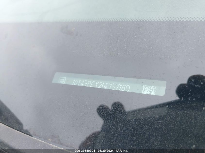 2022 GMC Sierra K2500 At4 VIN: 1GT49PEY2NF197160 Lot: 39540704