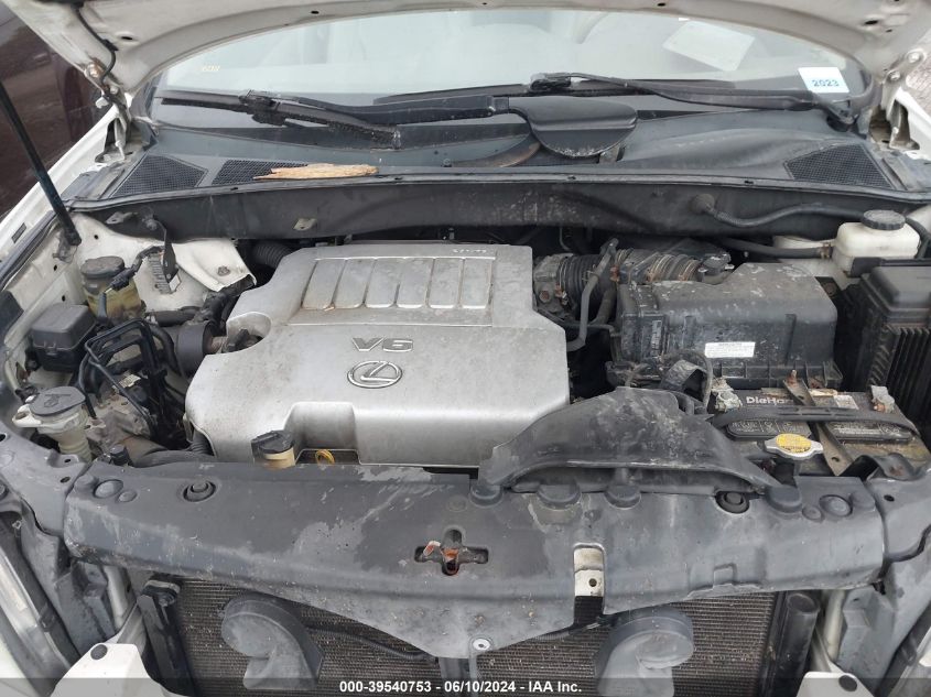 2008 Lexus Rx 350 VIN: 2T2HK31U58C070364 Lot: 39540753