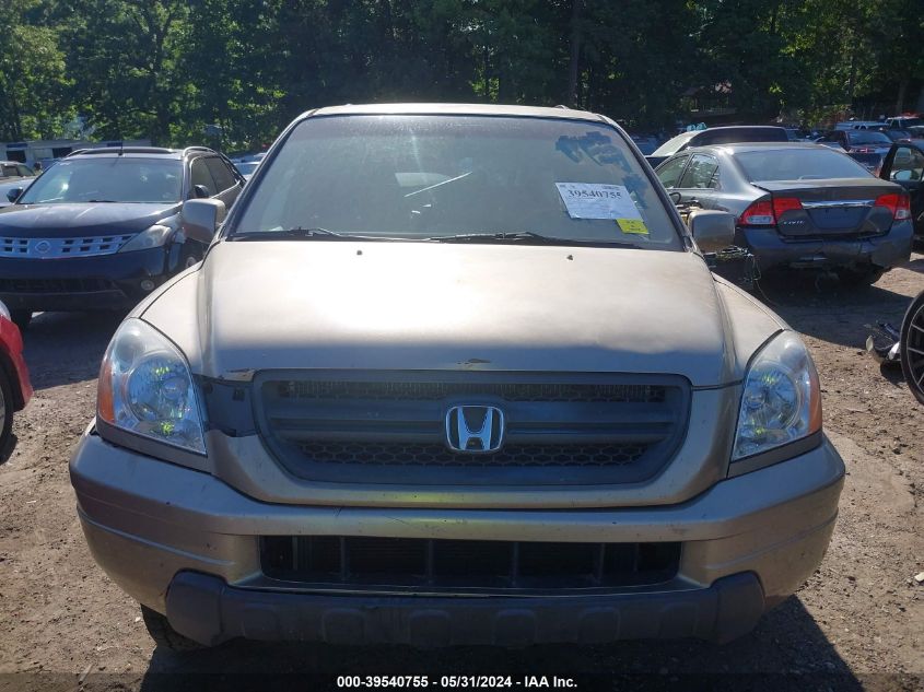 2004 Honda Pilot Ex-L VIN: 2HKYF18604H606066 Lot: 39540755