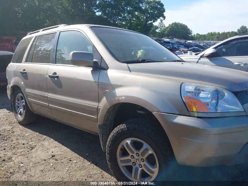 2004 Honda Pilot Ex-L VIN: 2HKYF18604H606066 Lot: 39540755