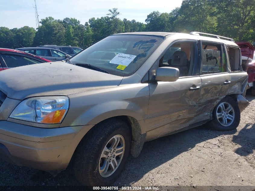 2004 Honda Pilot Ex-L VIN: 2HKYF18604H606066 Lot: 39540755
