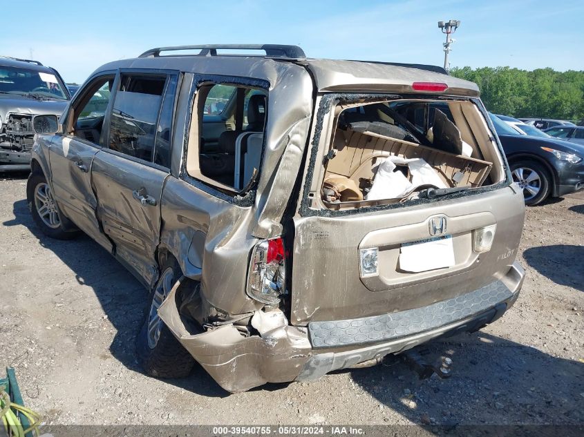 2004 Honda Pilot Ex-L VIN: 2HKYF18604H606066 Lot: 39540755