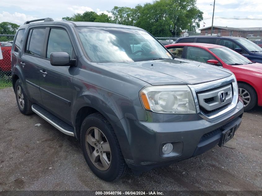 2010 Honda Pilot Ex-L VIN: 5FNYF4H51AB010807 Lot: 39540756