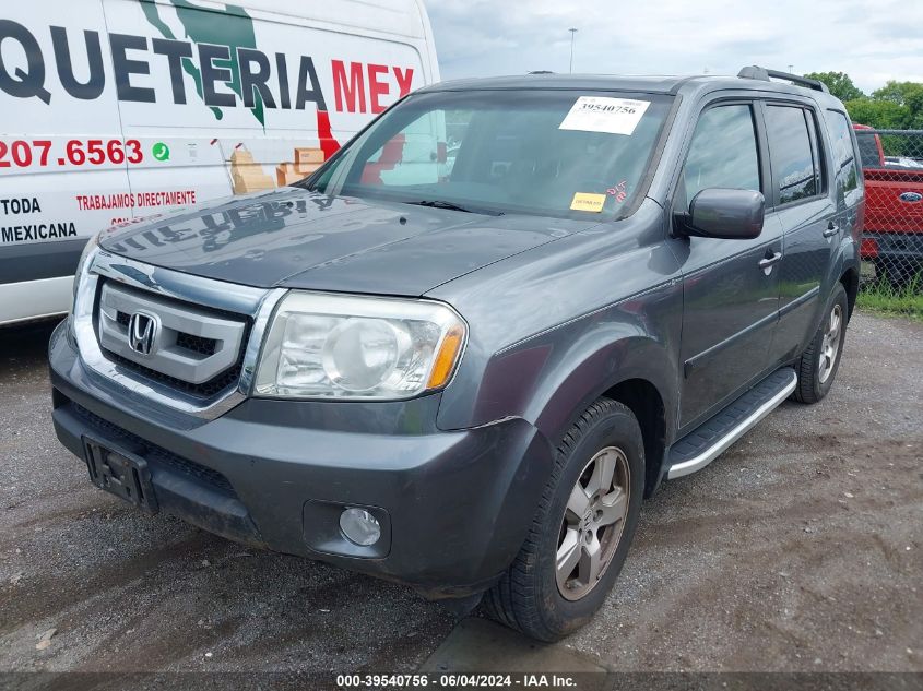 2010 Honda Pilot Ex-L VIN: 5FNYF4H51AB010807 Lot: 39540756