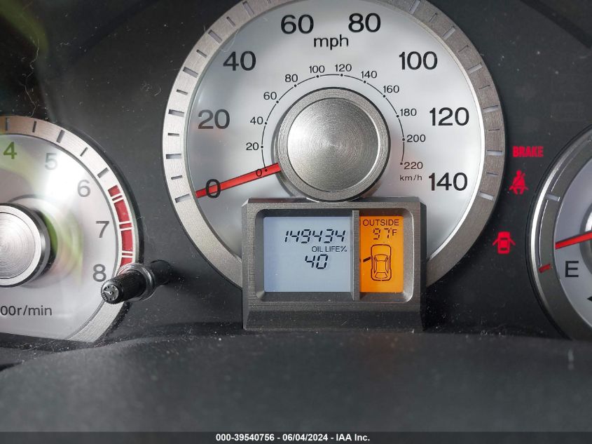 2010 Honda Pilot Ex-L VIN: 5FNYF4H51AB010807 Lot: 39540756