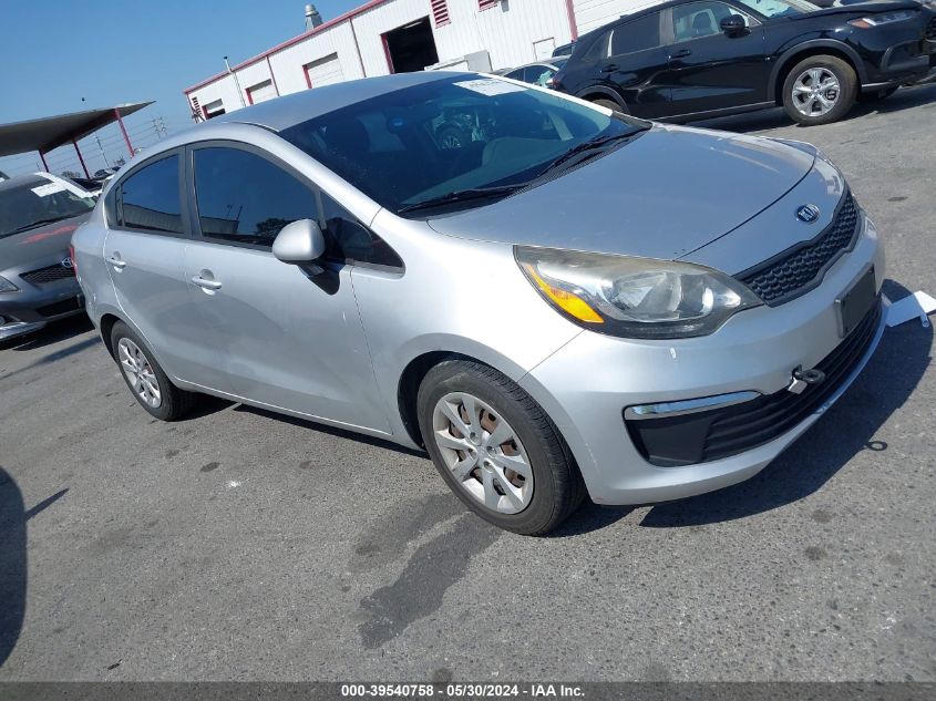 2016 Kia Rio Lx VIN: KNADM4A30G6625802 Lot: 39540758