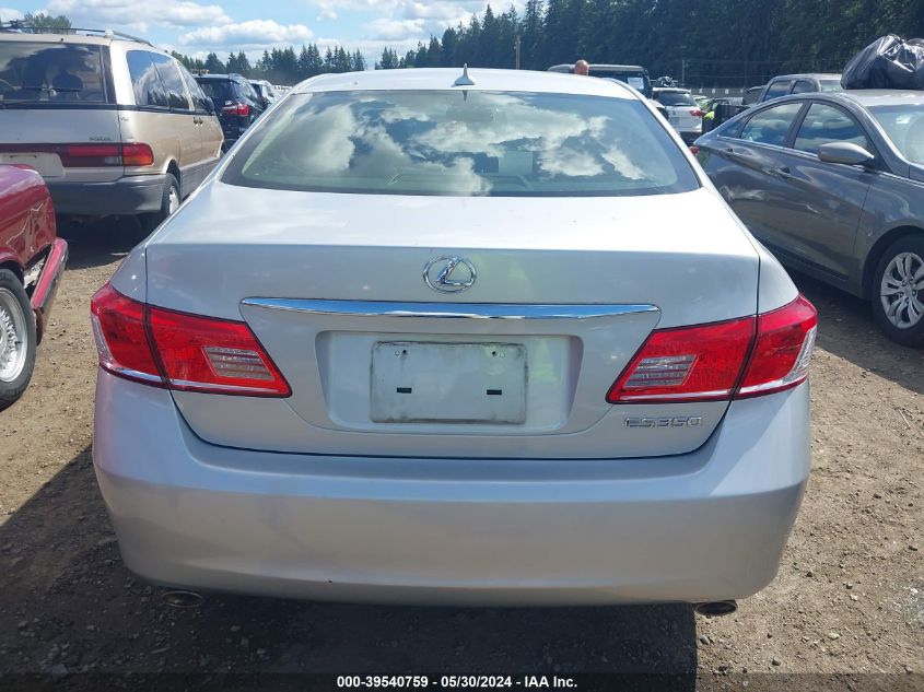 2012 Lexus Es 350 VIN: JTHBK1EG6C2492975 Lot: 39540759