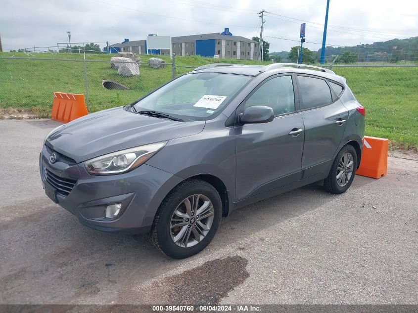 2014 Hyundai Tucson Se VIN: KM8JUCAG4EU798780 Lot: 39540760