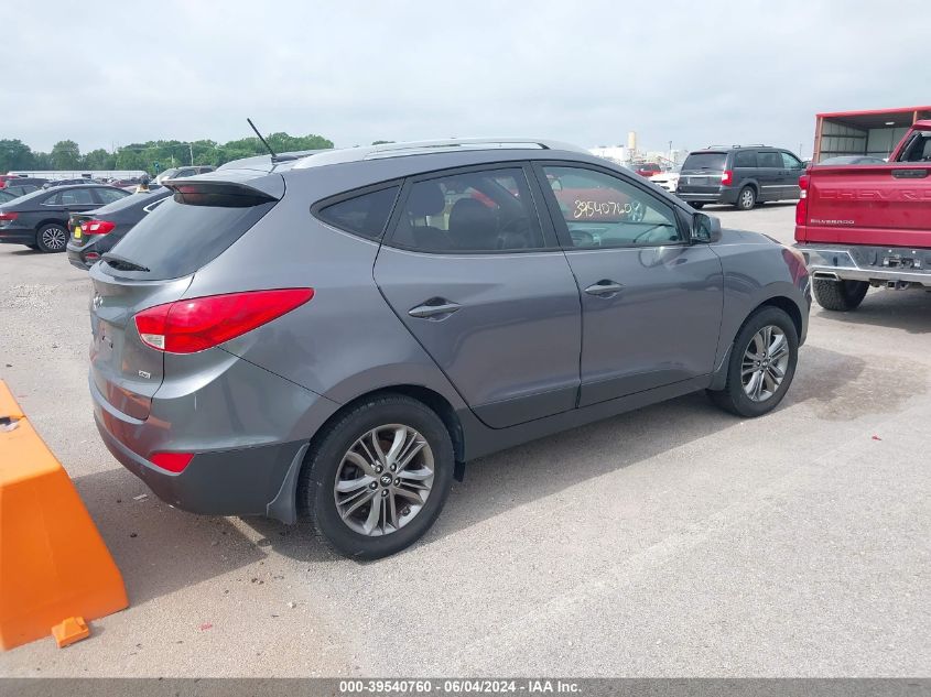 2014 Hyundai Tucson Se VIN: KM8JUCAG4EU798780 Lot: 39540760