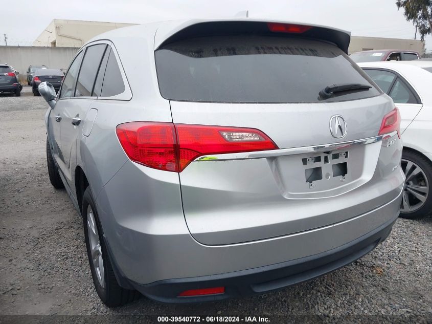 2015 Acura Rdx VIN: 5J8TB4H55FL021322 Lot: 39540772