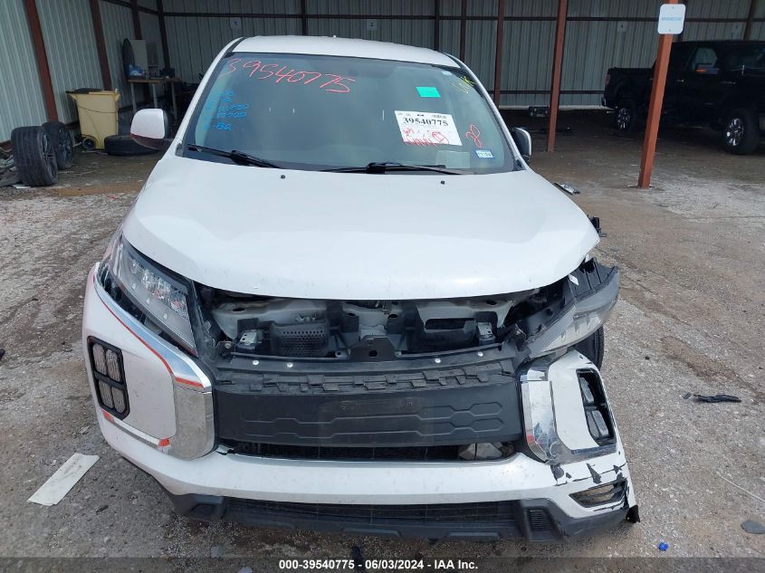 2020 Mitsubishi Outlander Sport 2.0 Es VIN: JA4AP3AU8LU017722 Lot: 39540775