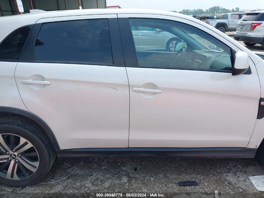 2020 Mitsubishi Outlander Sport 2.0 Es VIN: JA4AP3AU8LU017722 Lot: 39540775