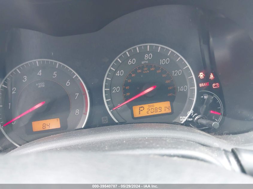 2010 Toyota Corolla S VIN: 2T1BU4EE8AC383136 Lot: 39540787