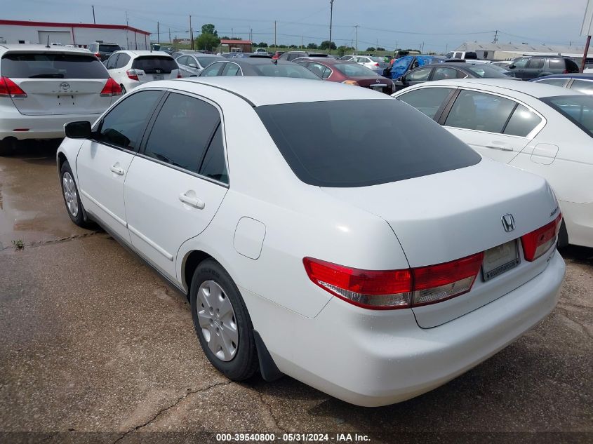 2003 Honda Accord 2.4 Lx VIN: 1HGCM56363A026229 Lot: 39540800