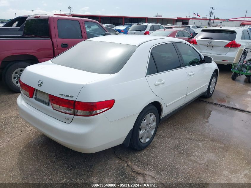 2003 Honda Accord 2.4 Lx VIN: 1HGCM56363A026229 Lot: 39540800