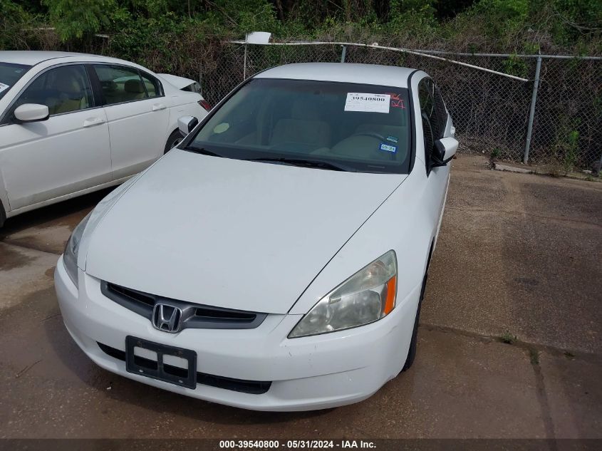 2003 Honda Accord 2.4 Lx VIN: 1HGCM56363A026229 Lot: 39540800