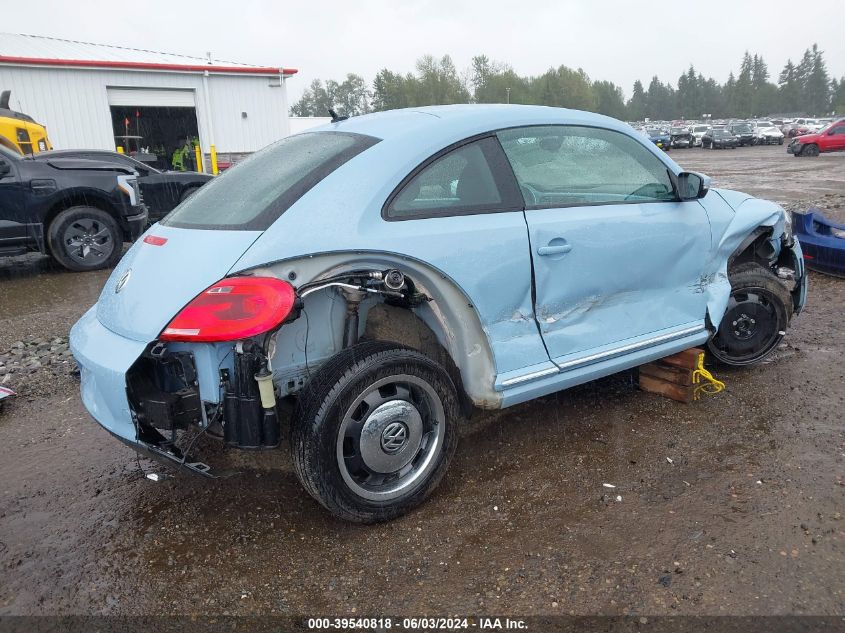 2012 Volkswagen Beetle 2.5L VIN: 3VWJP7AT6CM634090 Lot: 39540818